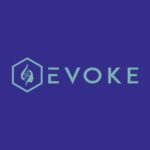 teal and blue evoke logo